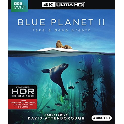 《Blue Planet II蓝色星球2 》超高清4K HDR 蓝光版，原价$59.99，现仅售$30.20，免运费