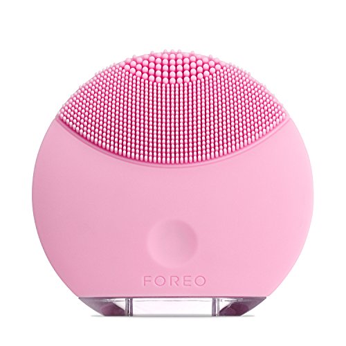 FOREO LUNA mini Silicone Face Brush with Facial Cleansing for All Skin Types, Petal Pink, Only $59.00 , free shipping
