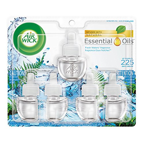 Air Wick Scented Oil 5 Refills, Fresh Waters, (5X0.67oz), Air Freshener, Only $7.48, free shipping after clipping coupon and using SS