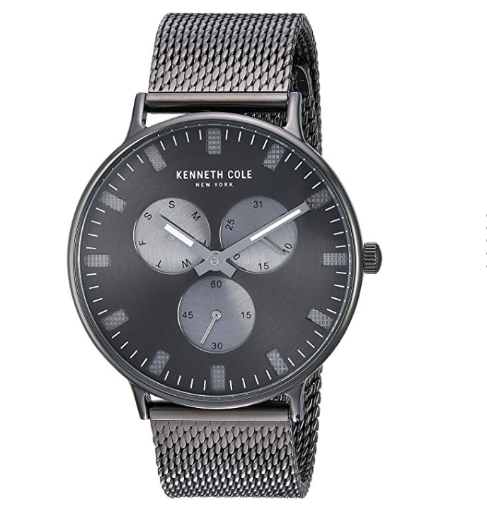 Kenneth Cole New York Men's 'Sport' Quartz Stainless Steel and Leather Dress Watch only $66.50