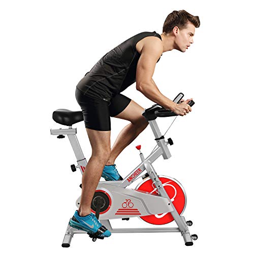 ANCHEER Indoor Cycling Bike Smooth Belt Driven only $197.99 with coupon code