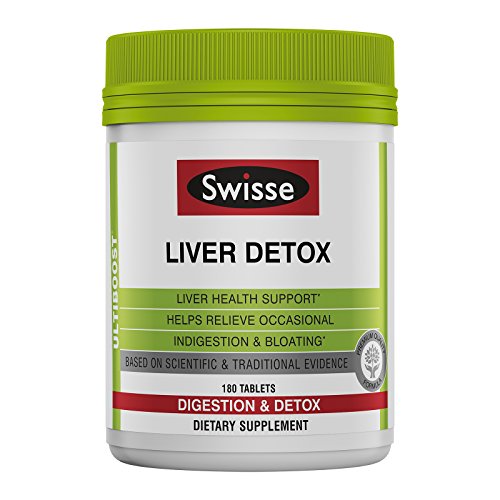 Swisse Ultiboost Liver Detox Tablets, 180 Count, Traditional Herbal Based Supplement, Supports Liver Health and Function*, Only $19.53, free shipping