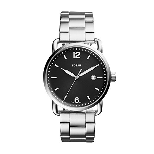 Fossil Men's 'The Commuter' Quartz Stainless Steel Casual Watch, Color:Silver-Toned (Model: FS5391), Only $69.99, free shipping