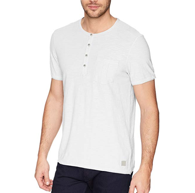 Calvin Klein Men's Short-Sleeve Cotton Henley T-Shirt only $9.87