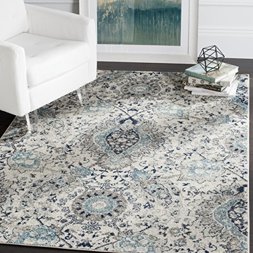 Safavieh Madison Collection MAD600C Cream and Light Grey Bohemian Chic Paisley Area Rug (4' x 6'), Only $39.44, free shipping
