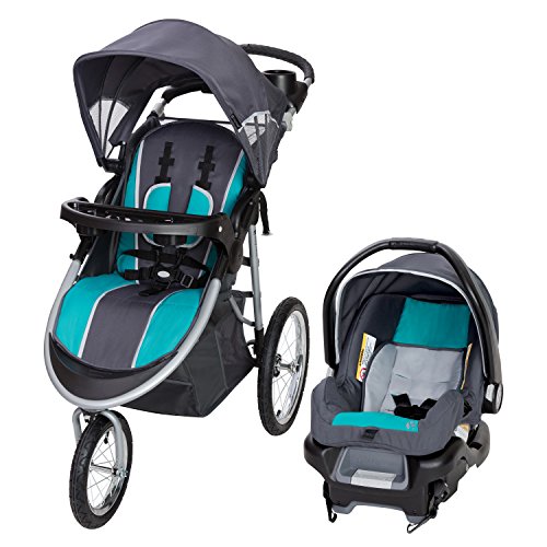 Baby Trend Pathway 35 Jogger Travel System, Optic Teal, Only $99.23, free shipping
