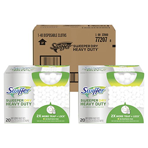 Swiffer Sweeper Heavy Duty Dry Sweeping Cloths, 40 Count, Only $5.10