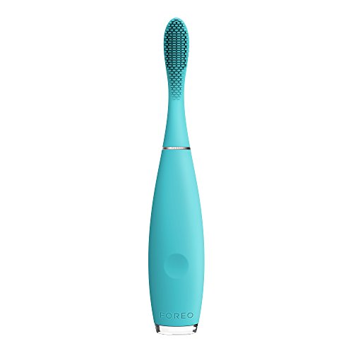 FOREO ISSA mini Rechargeable Kids Electric Toothbrush for Complete Oral Care with Soft Silicone Bristles for Gentle Gum Massage, Summer Sky, Only $79.00, free shipping