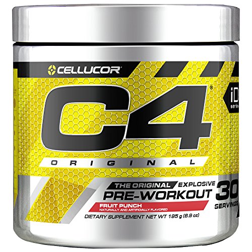 Cellucor C4 Original Pre Workout Powder Energy Drink w/ Creatine, Nitric Oxide & Beta Alanine, Fruit Punch, 30 Servings, Only $14.14, free shipping after using SS