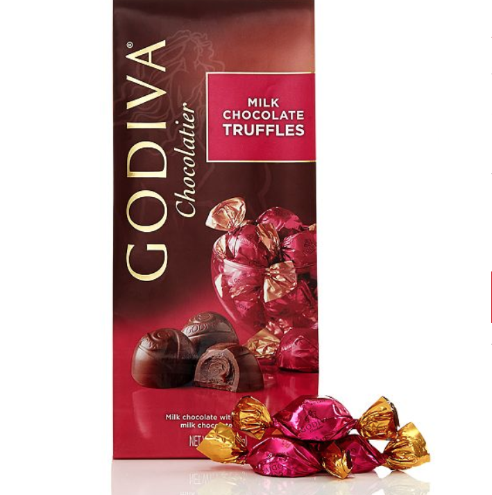 $7 Godiva Individually Wrapped Milk Chocolate Truffles