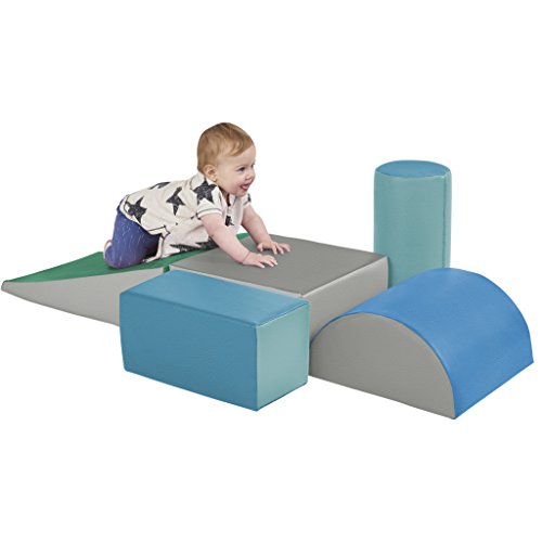 ECR4Kids SoftZone Climb and Crawl Foam Play Set for Toddlers and Preschoolers, Contemporary (5-Piece), Only$114.39, free shipping