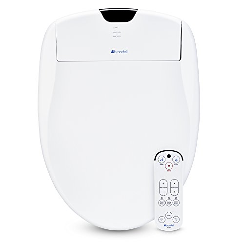 Brondell Swash 1200 Luxury Bidet Toilet Seat in Elongated White with Dual Stainless-Steel Nozzles | Endless Warm Water | Programmable User Settings , Only $379.99, free shipping