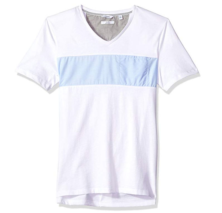 Calvin Klein Men's Short Sleeve V-Neck Cotton T-Shirt only $10.37