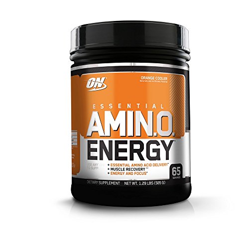 OPTIMUM NUTRITION ESSENTIAL AMINO ENERGY, Orange Cooler, Preworkout and Essential Amino Acids with Green Tea and Green Coffee Extract, 65 Servings, Only $20.04