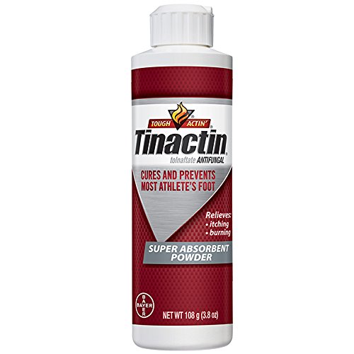 Tinactin Athlete's Foot Super Absorbent Powder, Tolnaftate 1% Antifungal AF Treatment, Proven Clinically Effective , 3.8 Ounces (108 Grams) Bottle, Only $5.57