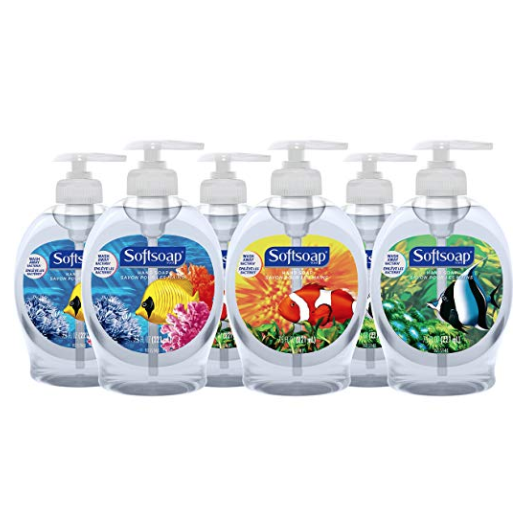 Softsoap Liquid Hand Soap, Aquarium Series - 7.5 fluid ounces (6 Pack), Only $5.95