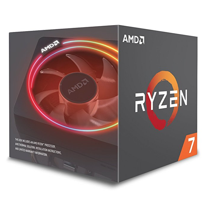 AMD Ryzen 7 2700X處理器 自帶風冷器，原價$329，現僅售$164.49，免運費