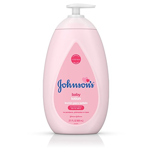 Johnson's Moisturizing Pink Baby Lotion with Coconut Oil, Hypoallergenic, 27.1 fl. oz, Only $4.84