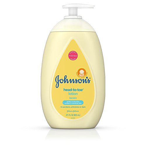 Johnson’s Head-to-Toe Moisturizing Baby Body Lotion for Sensitive Skin, Hypoallergenic and Paraben-, Phthalate- and Dye-Free Baby Skin Care, 27.1 fl. oz, Only $4.99 after clipping coupon