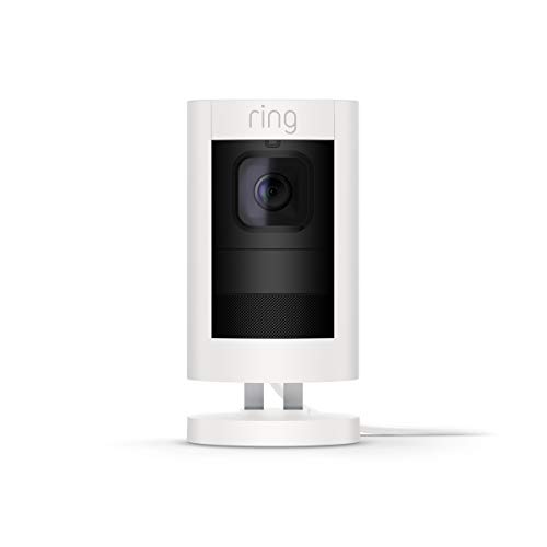 All-new Ring Stick Up Cam Wired HD Security Camera with Two-Way Talk and Siren, White, Works with Alexa, Only $149.99, free shipping