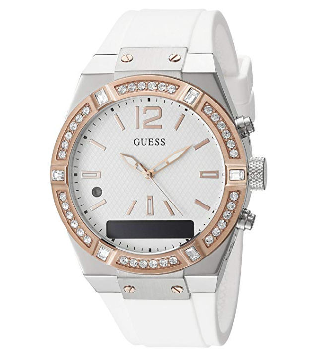 GUESS Women's Stainless Steel Connect Smart Watch - Amazon Alexa, iOS and Android Compatible iOS and Android Compatible only $189.99