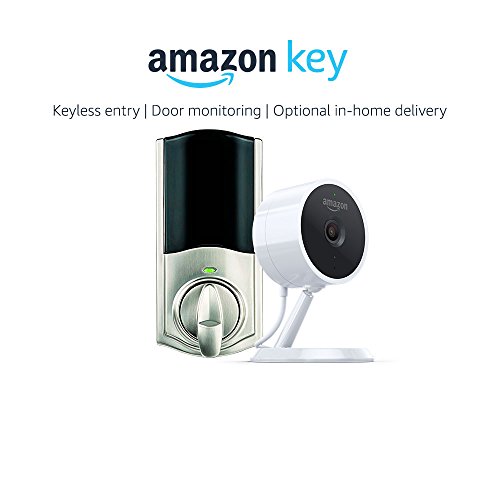 Kwikset Convert Smart Lock Conversion Kit in Nickel + Amazon Cloud Cam, works with Amazon Key, Only $155.00, free shipping