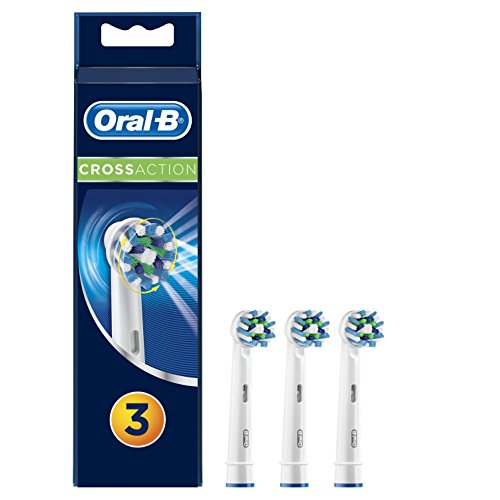 Oral-B Cross Action 牙刷头，3个装，现仅售$15.55