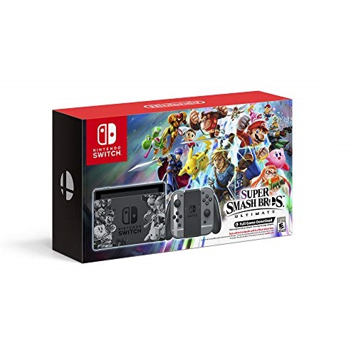 限量版！ Nintendo任天堂 Switch Super Smash Bros. 合作款遊戲主機，現僅售$359.99，免運費