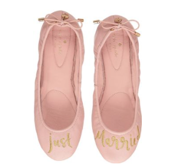 Kate Spade New York Gwen Ballet Flat 女款真皮軟底芭蕾平底鞋, 原價$150, 現僅售$67.89, 免運費！