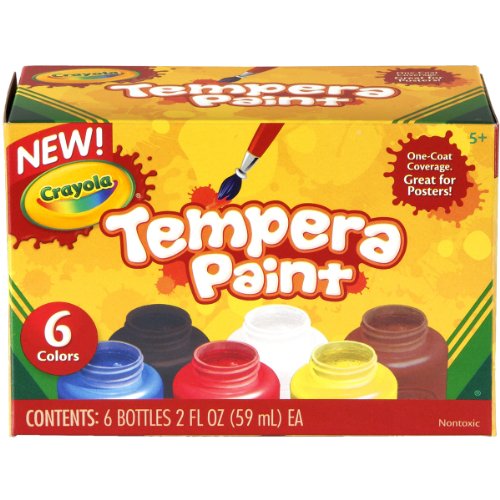 Crayola Tempera Paint Set, 2-Ounce, 6 Count, Only $4.39