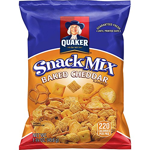Quaker Baked Cheddar Snack Mix, 40 Count, 1.75 oz Bags, Only $11.23, free shipping after clipping coupon and using SS