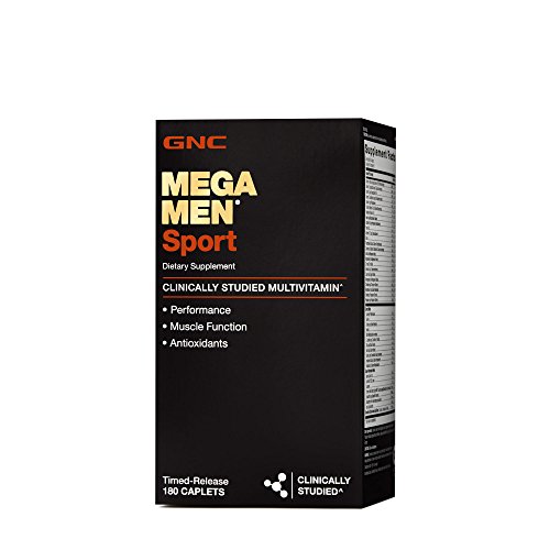 史低价！GNC MEGA MEN SPORT 男性复合维生素，180粒，原价$37.99 ，现点击coupon后仅售$18.01，免运费