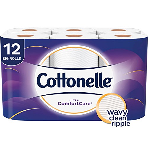 Cottonelle Ultra ComfortCare Toilet Paper, Soft Bath Tissue, 12 Rolls, Only  $4.50