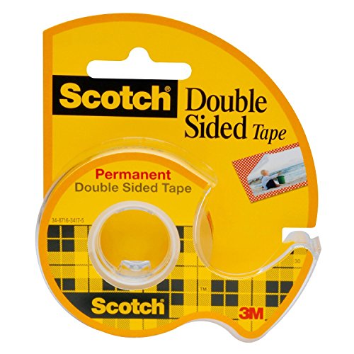 Scotch Brand Double Sided Tape with Dispenser, Standard Width, 3/4 x 300 Inches (237), Only $2.44