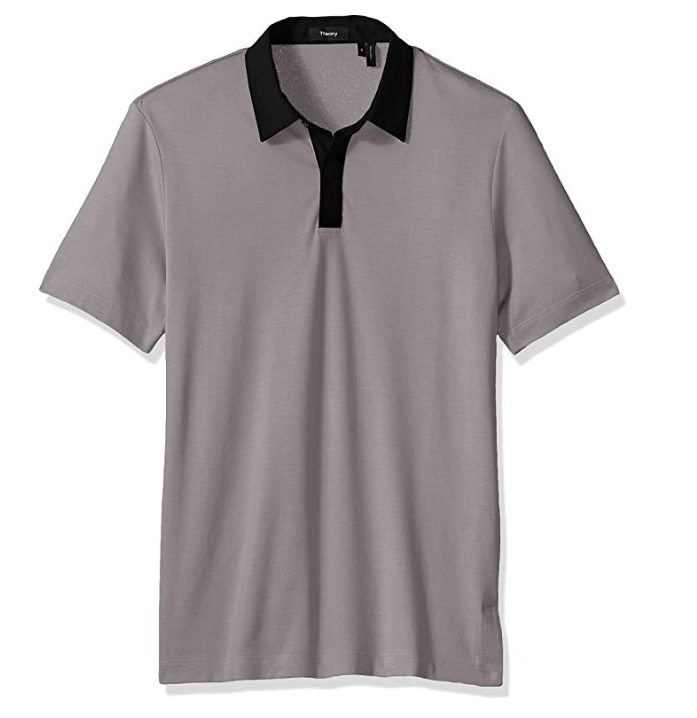 Theory Men's Covered Plaquet Dressy Polo only $59.84