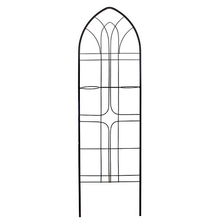 Garden Accents Arched Trellis with Planter Holders 72 in. H, only $6.24