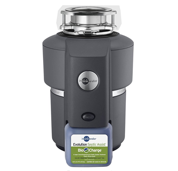 InSinkErator Evolution Septic Assist 3/4 HP Household Garbage Disposal, Only $147.95, You Save $121.05(45%)