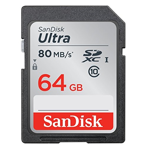 史低價！SanDisk閃迪 64GB Ultra Class 10 SDHC UHS-I SD存儲卡，原價$59.99，現僅售$16.99