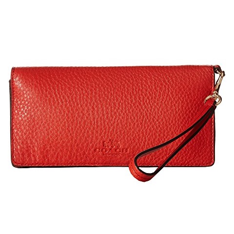 COACH Pebbled Leather Slim Wallet, only 42.99