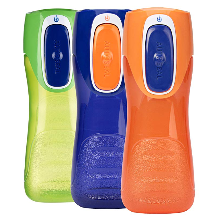 Contigo 2019902 Water Bottle, 3-Pack, Sapphire, Nectarine and Citrus only $13.59