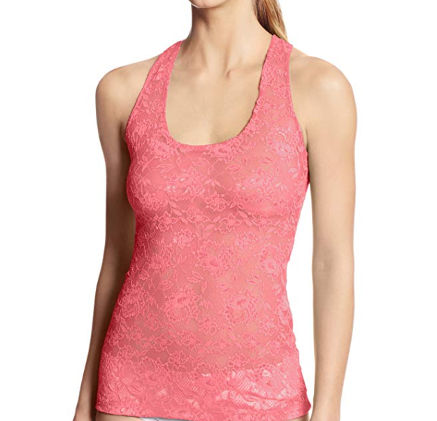 Cosabella Never Say Never Racer Back Camisole 女款性感蕾丝背心, 现仅售$23.48
