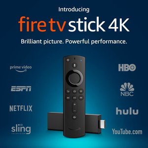 史低价！Amazon Fire TV 4K 电视棒，原价$49.99，现仅售$24.99