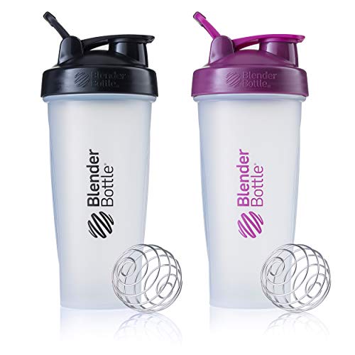BlenderBottle Classic Loop Top Shaker Bottle, Colors May Vary, 28-Ounce 2-Pack, Only $15.50