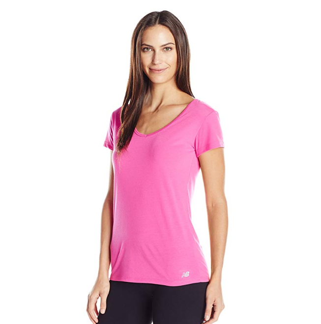 New Balance 女款速干短袖运动T恤, 现仅售$6.68