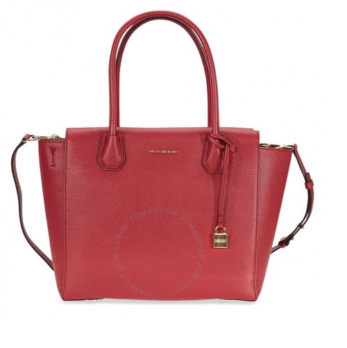 MICHAEL KORS Mercer Satchel- Burnt Red Item No. MK30H6GM9S3L-361, only $164.00 after using coupon code, free shipping