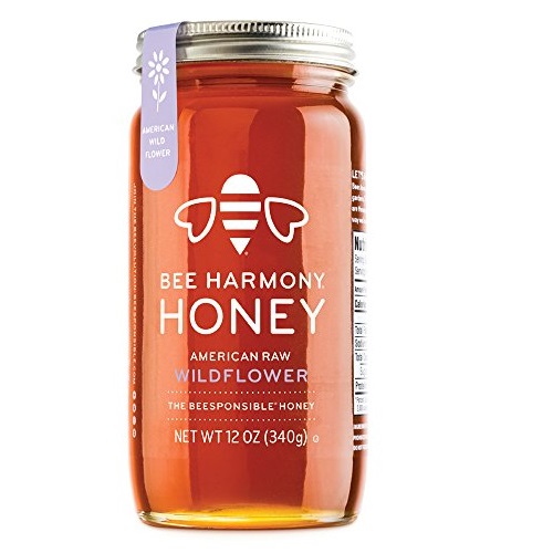 Bee Harmony American Raw Wildflower Honey, 12 Ounce, Only $9.49 after clipping coupon
