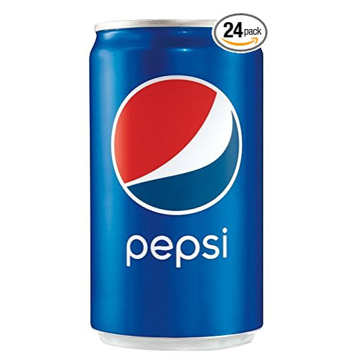 Pepsi, 7.5 Ounce Mini Cans, 24 Pack(Packaging may vary) only $8.97