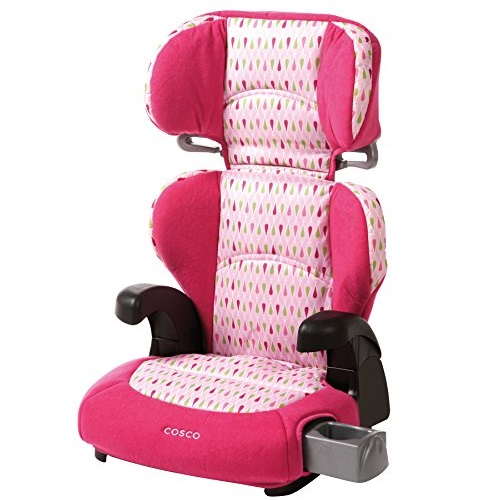 Cosco Pronto! Booster Car Seat for Children, Adjustable Headrest, Integrated Cup Holders, Teardrop, Only $25.00, free shipping