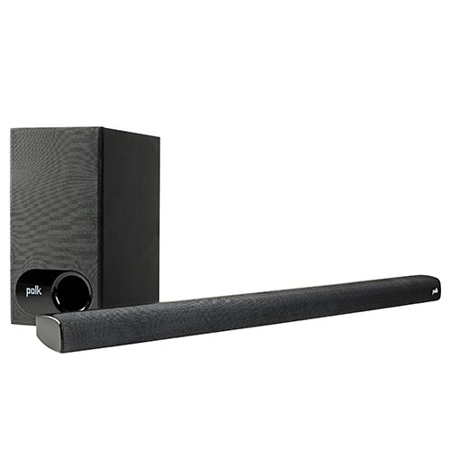 Polk Audio - 2.1-Channel Soundbar System with Wireless Subwoofer - Black (Signa S1), Only $129.00, You Save $70.95(35%)