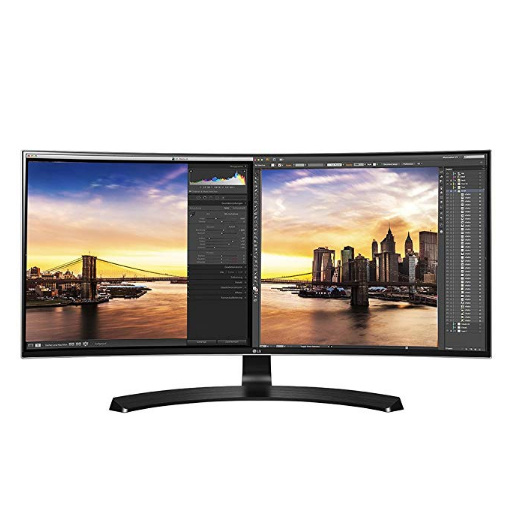 LG 34UC80-B 34-Inch 21:9 Curved UltraWide QHD IPS Monitor with USB Quick Charge $490.84 free shipping
